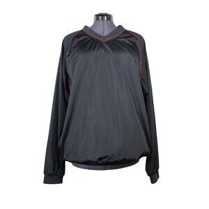 Footjoy men's v-neck packable golf‎ windbreaker rain jacket L